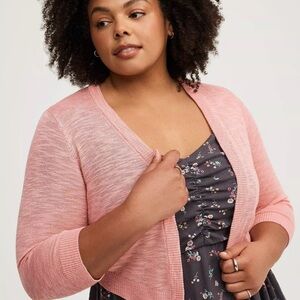 Torrid Soft Pink Women's Cardigan